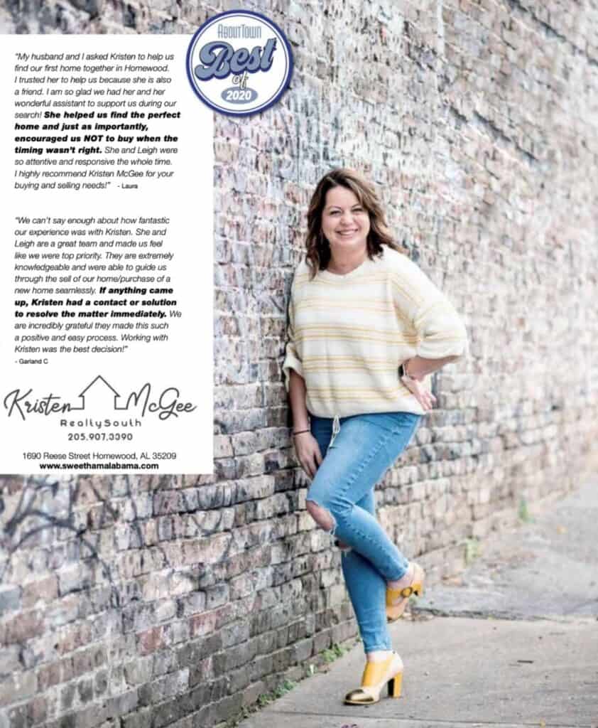 Kristen McGee Interiors conference promotional image for About Town post.