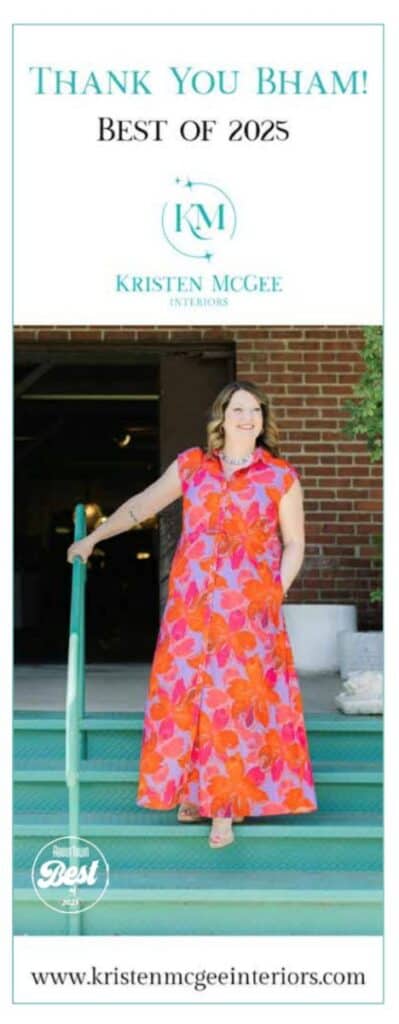 Kristen McGee Interiors Kristen McGee Interiors About Town feature image for design showcase.