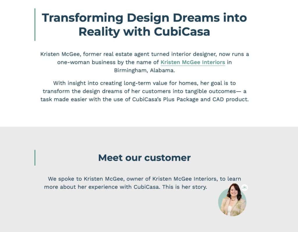 Interior design and CAD tools for CubiCasa Kristen McGee Interiors project.