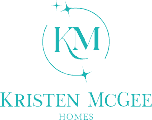 Logo for Kristen McGee Interiors & Real Estate with elegant design.